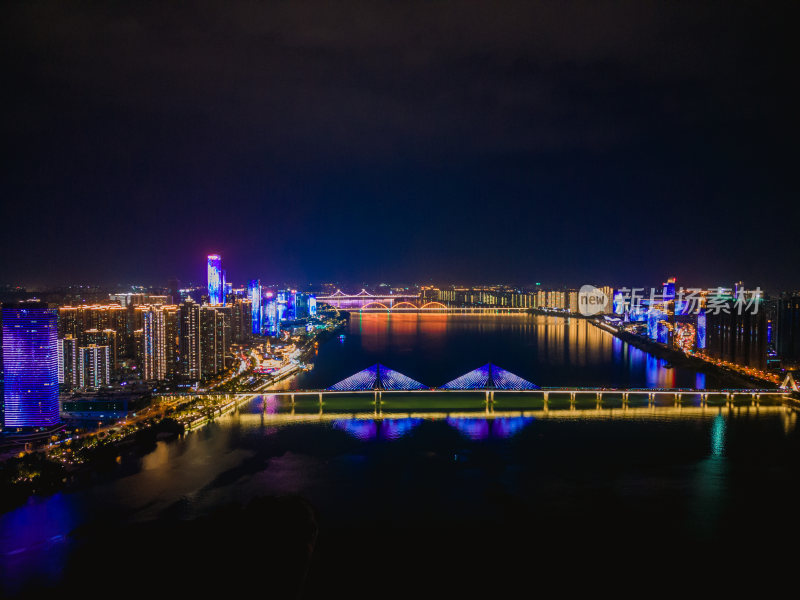 湖南长沙城市夜景