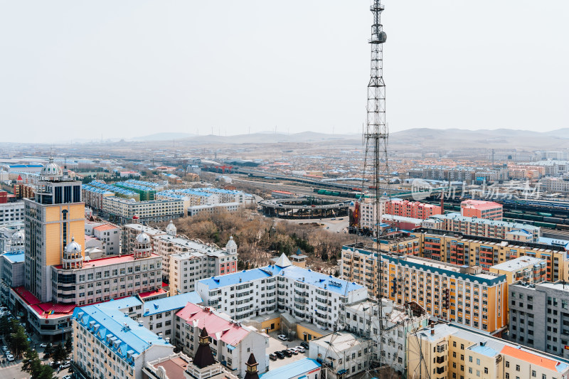 满洲里市区城景