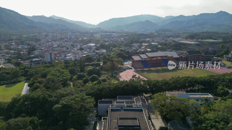 航拍广东中山孙中山故里旅游区