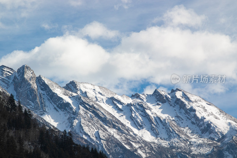 川西雪山特写