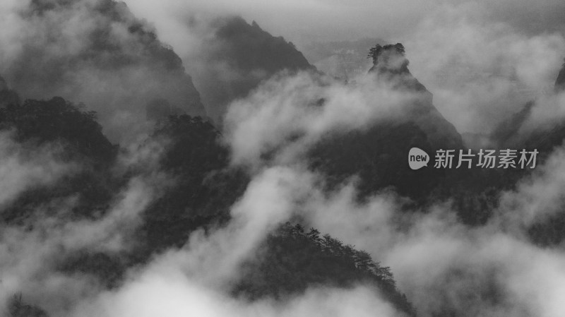 航拍武夷山风光