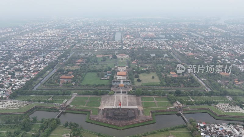 越南顺化皇城全景