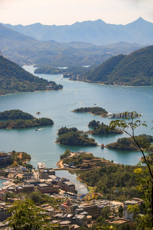 湖北黄石仙岛湖生态旅游景区，天空之城景区