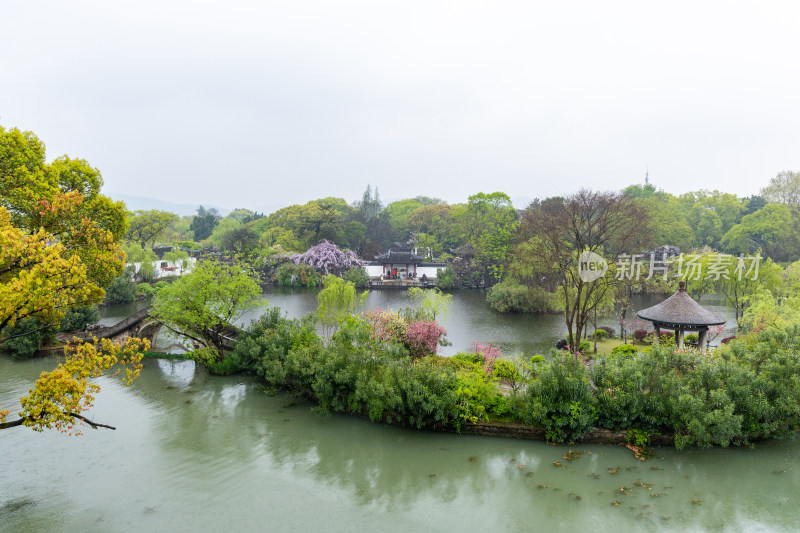 烟雨江南无锡蠡园春色