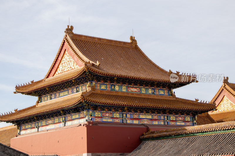 北京故宫博物院建筑一角