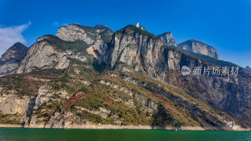 长江三峡巫峡红叶