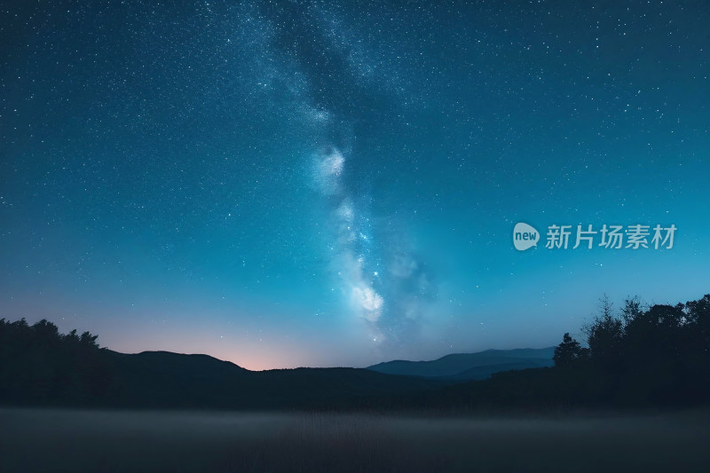 星空背景壁纸夜晚天空