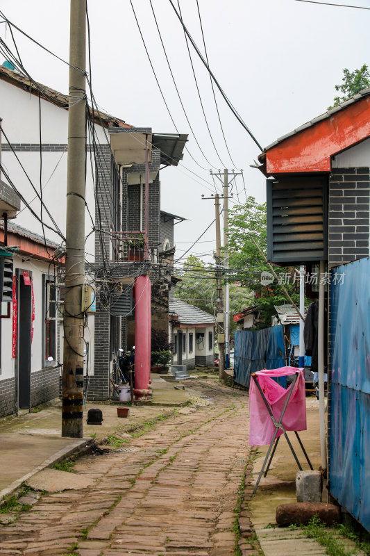 武汉黄花涝千年古镇内部实景与标志性建筑