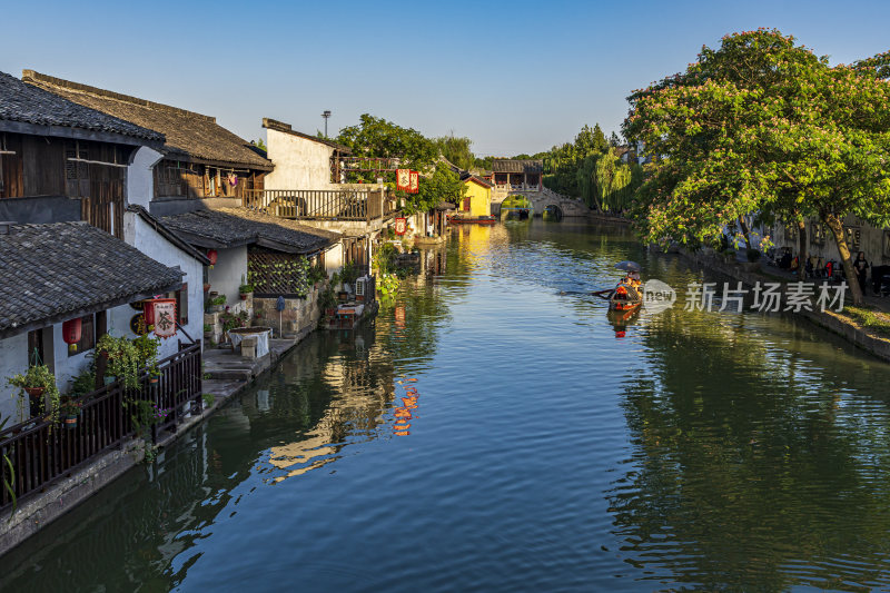 绍兴安昌古镇江南水乡风景