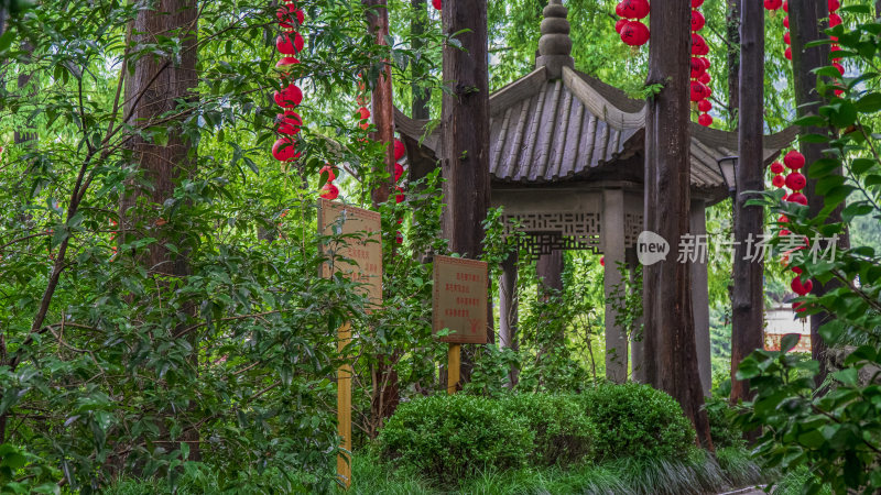 杭州飞来峰景区上天竺法喜禅寺古建筑