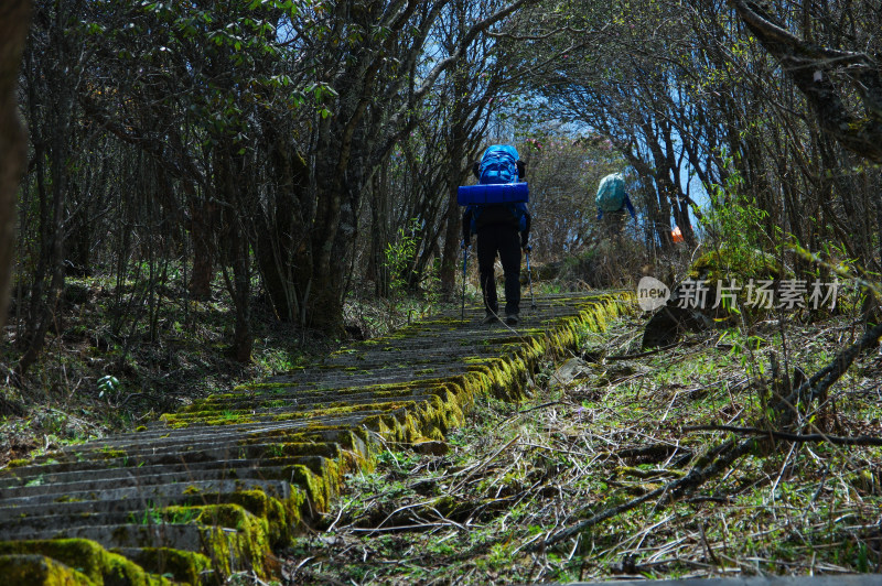 神农架背包徒步旅行