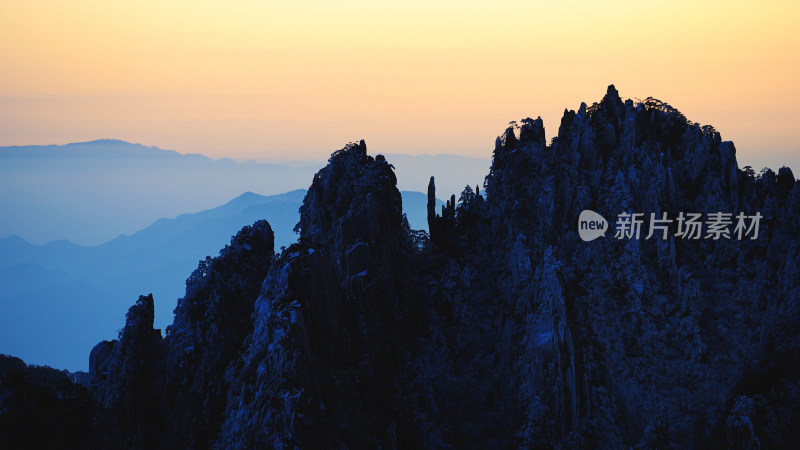 大美中国自然风光黄山风景区旅游景点