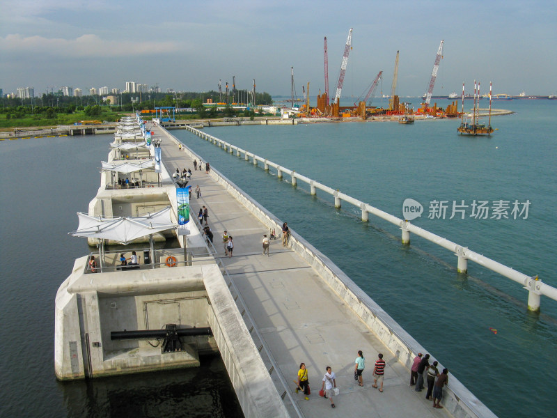 新加坡淡水资源设施滨海堤坝