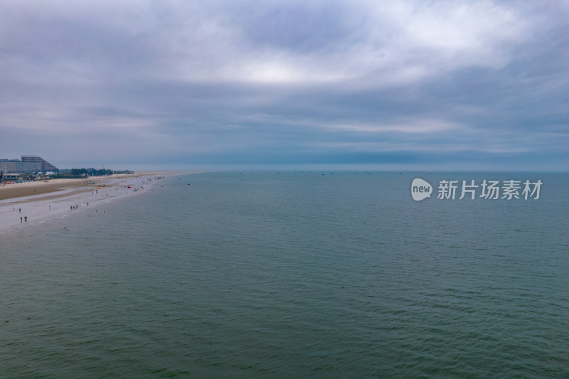 广西北海银滩航拍摄影图