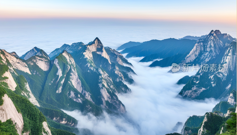 华山云海美景