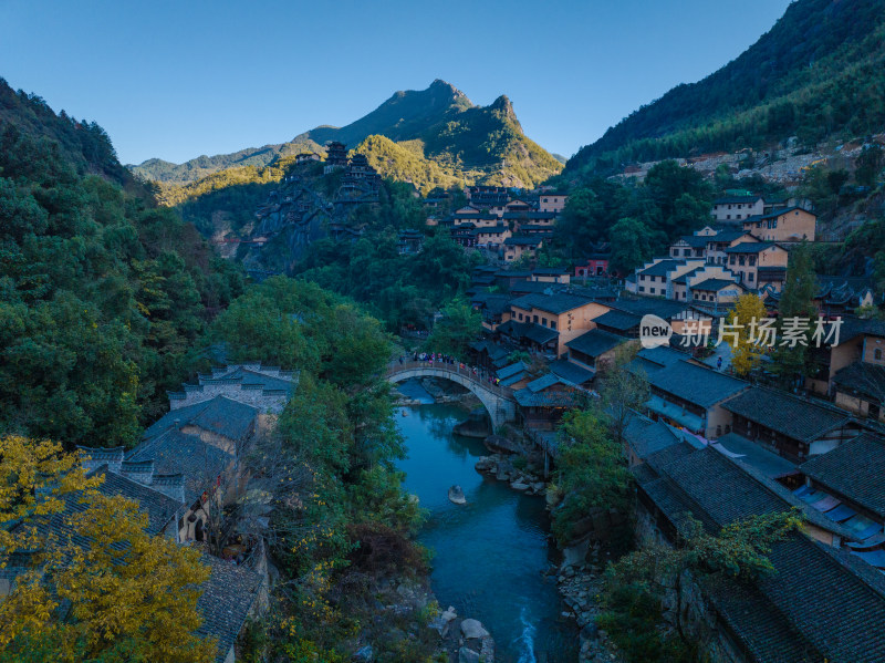 江西上饶市望仙谷旅游度假区仙侠世界风光