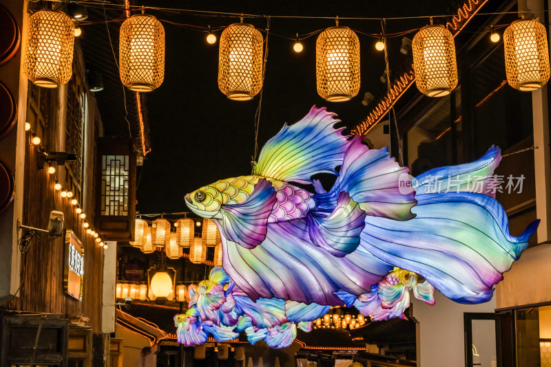 苏州七里山塘夜景