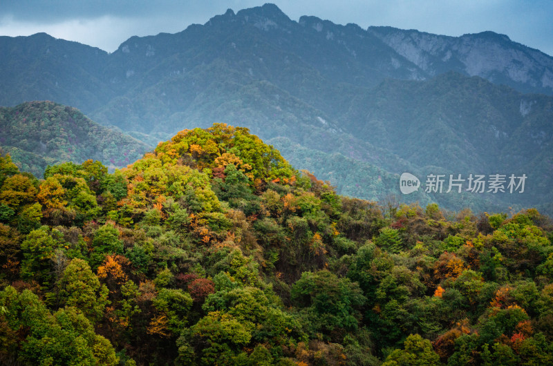 河南洛阳白云山风景区秋色