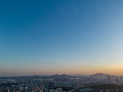 广东肇庆星湖风景区航拍