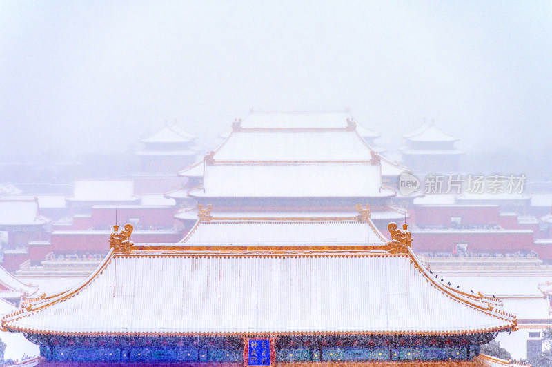 故宫博物院雪景