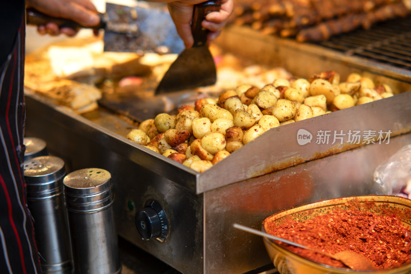 四川美食煎土豆