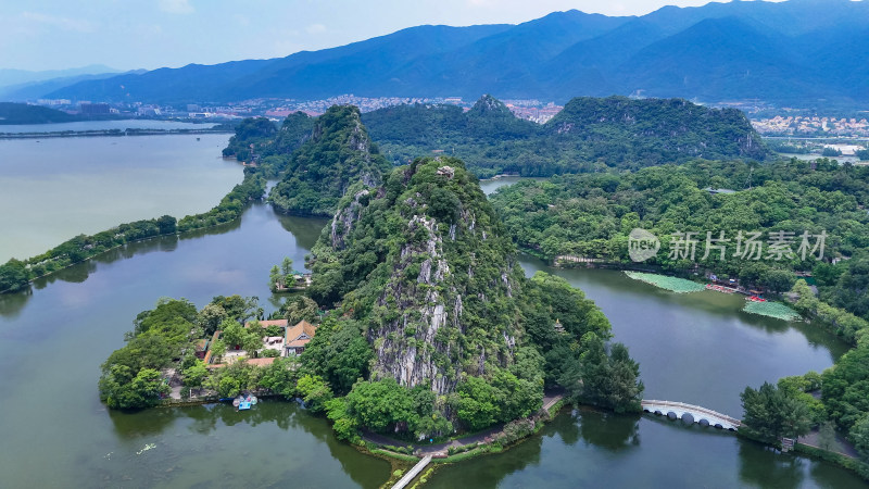 肇庆七星山5A景区航拍图