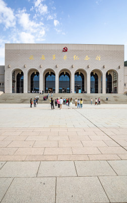 陕西延安革命纪念馆建筑景观