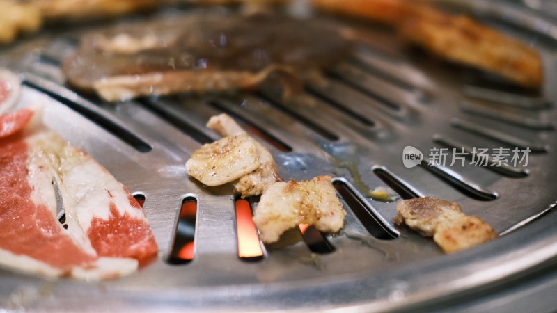 烤肉烤肠美食特写