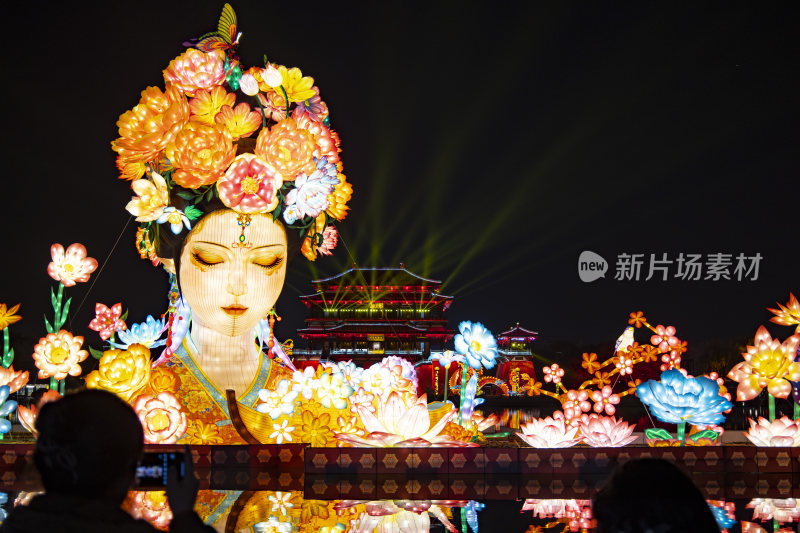 大唐芙蓉园花灯夜景