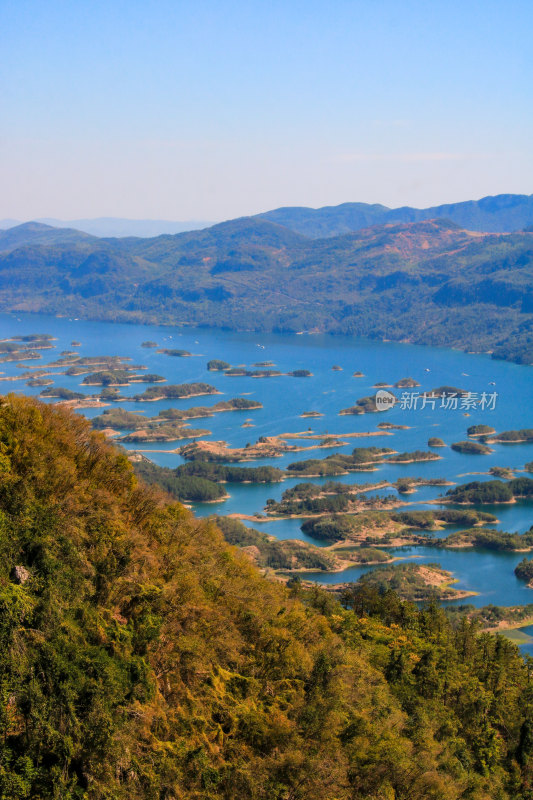 湖北黄石仙岛湖生态旅游景区，天空之城景区