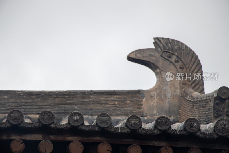 山西忻州南禅寺屋顶装饰