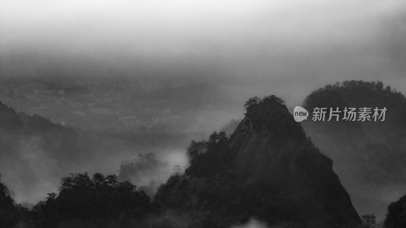 航拍武夷山风光