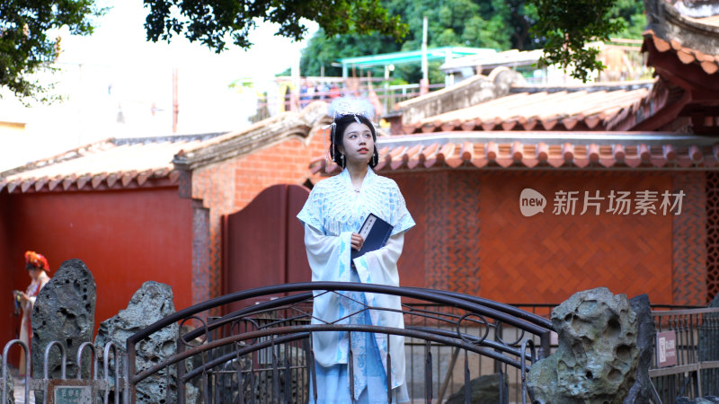 唯美古装汉服美女古风中国风魏晋南北朝服装