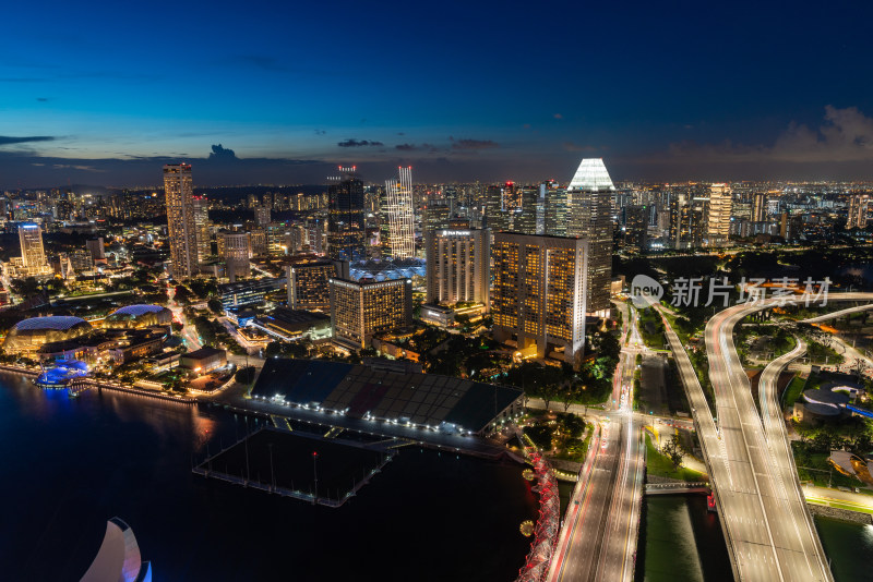 新加坡城市夜景