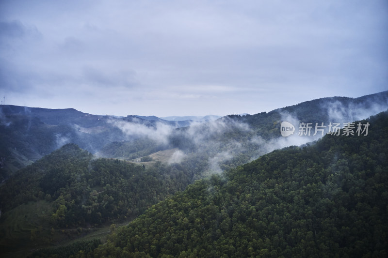 山西长治沁源沁河源头自然美景