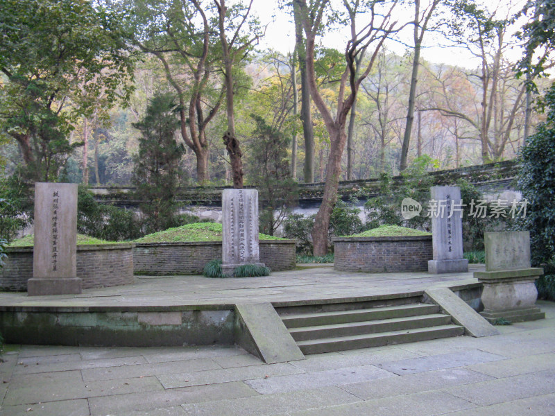 杭州西湖边章太炎纪念馆与张苍水祠