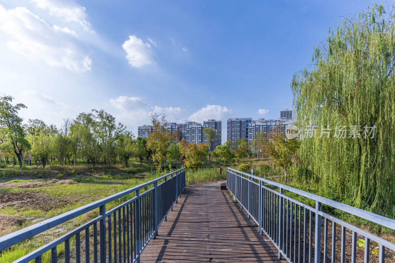 武汉江夏中央大公园风景