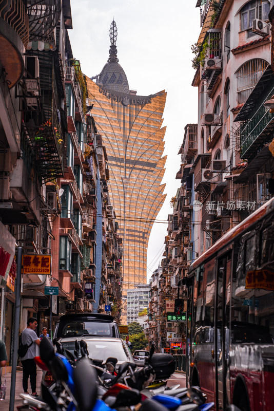 中国澳门城市街景