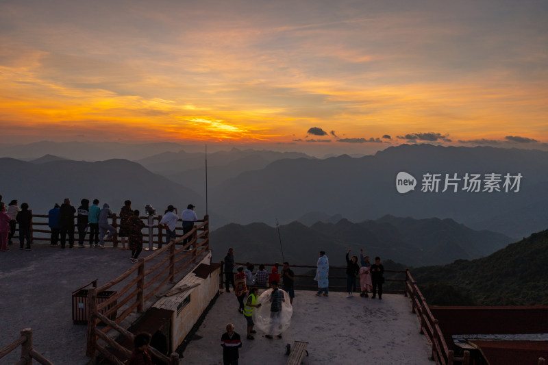 达州市万源八台山旅游景区风光