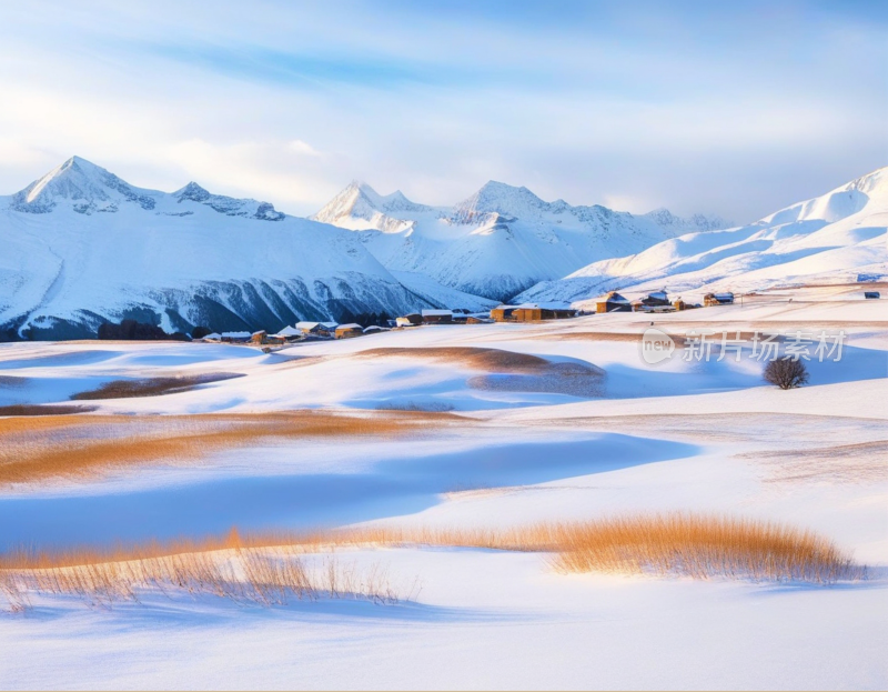 高山雪地