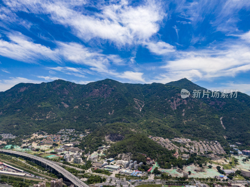 祖国大好河山青山绿水自然风光航拍图