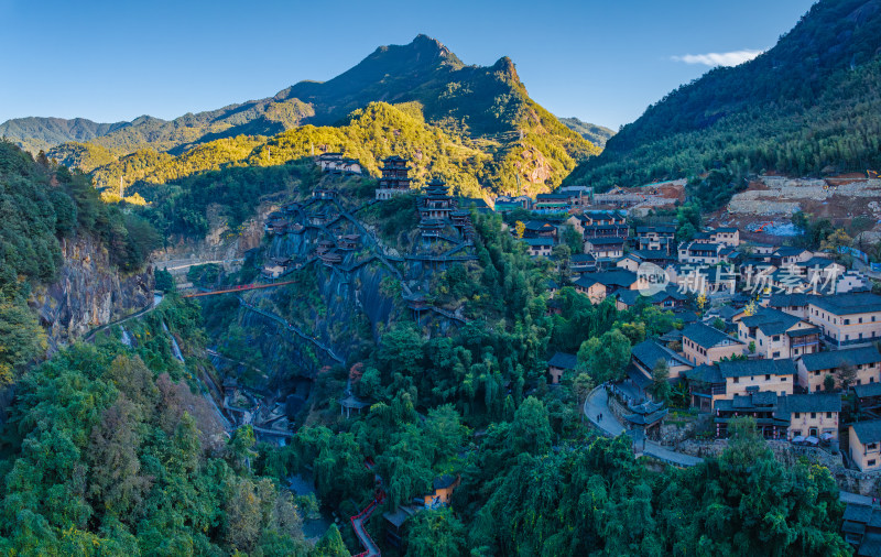 江西上饶市望仙谷旅游度假区仙侠世界风光