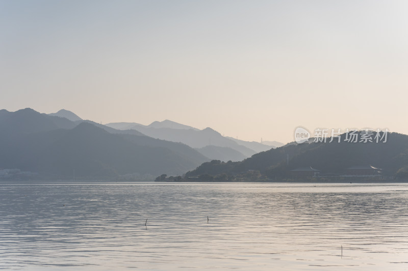 浙江宁波东钱湖小普陀景区风光