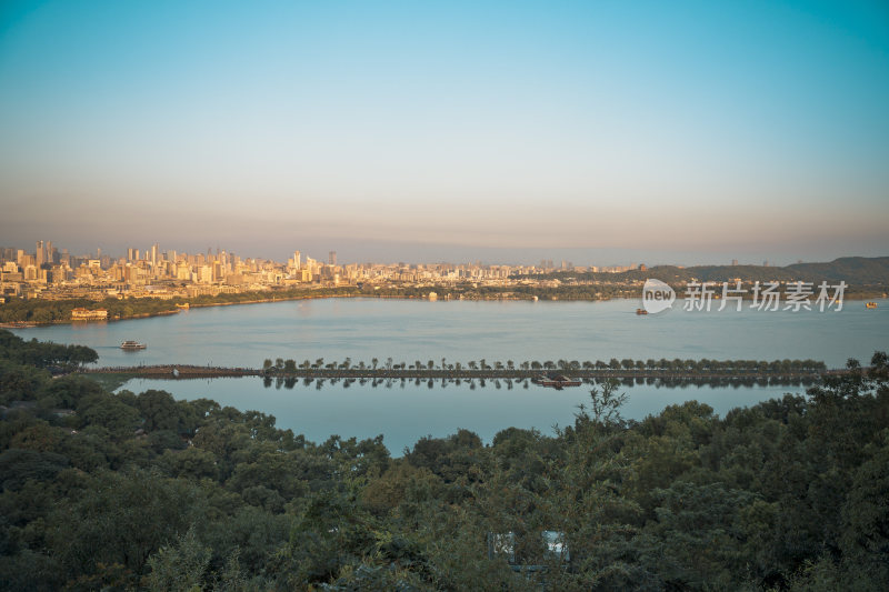 杭州西湖宝石山风景区