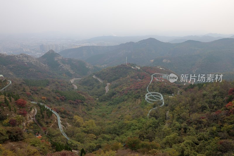 红叶柿岩景区风光