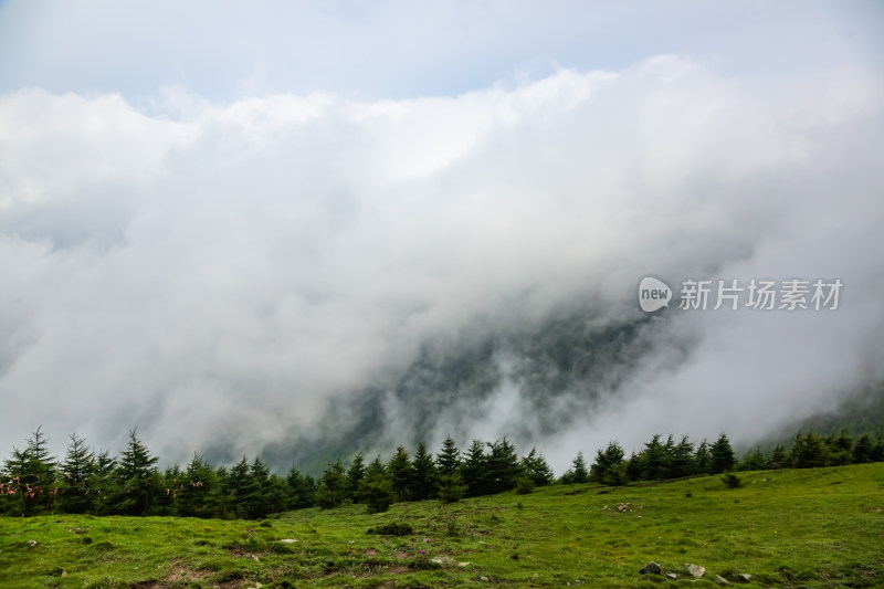 五台山朝圣路上的风景