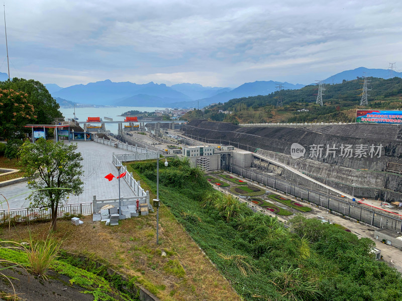 湖北宜昌三峡大坝风景区旅游风光