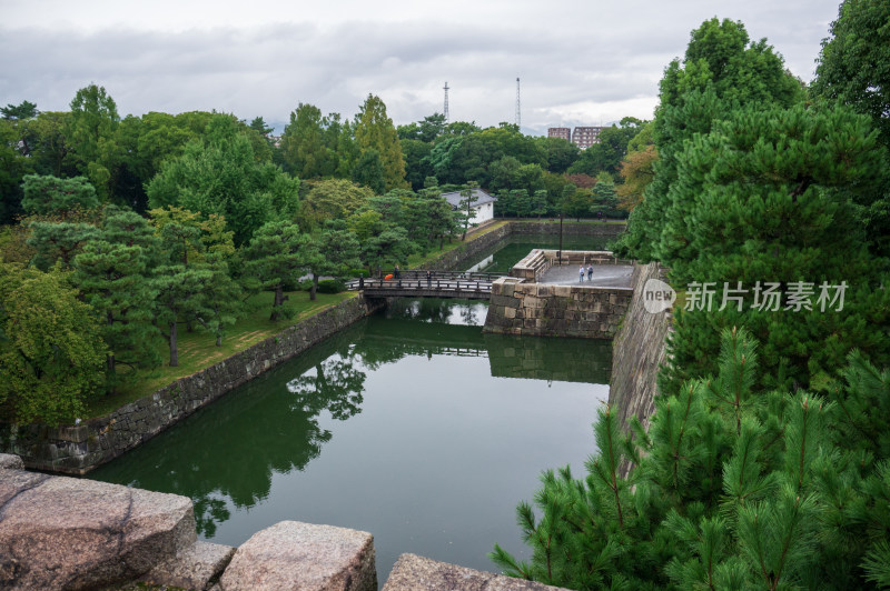 日本京都二条城景观