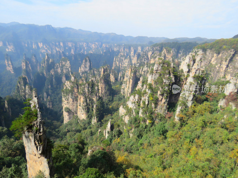 湖南张家界武陵源国家森林公园旅游风光