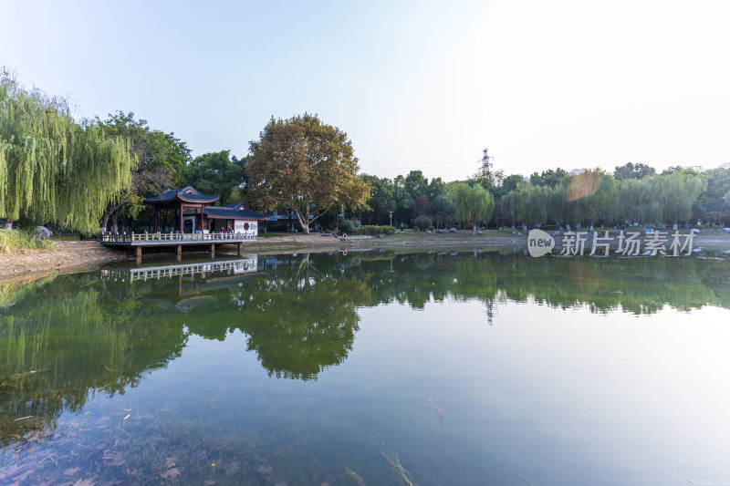 武汉江岸区堤角公园风光